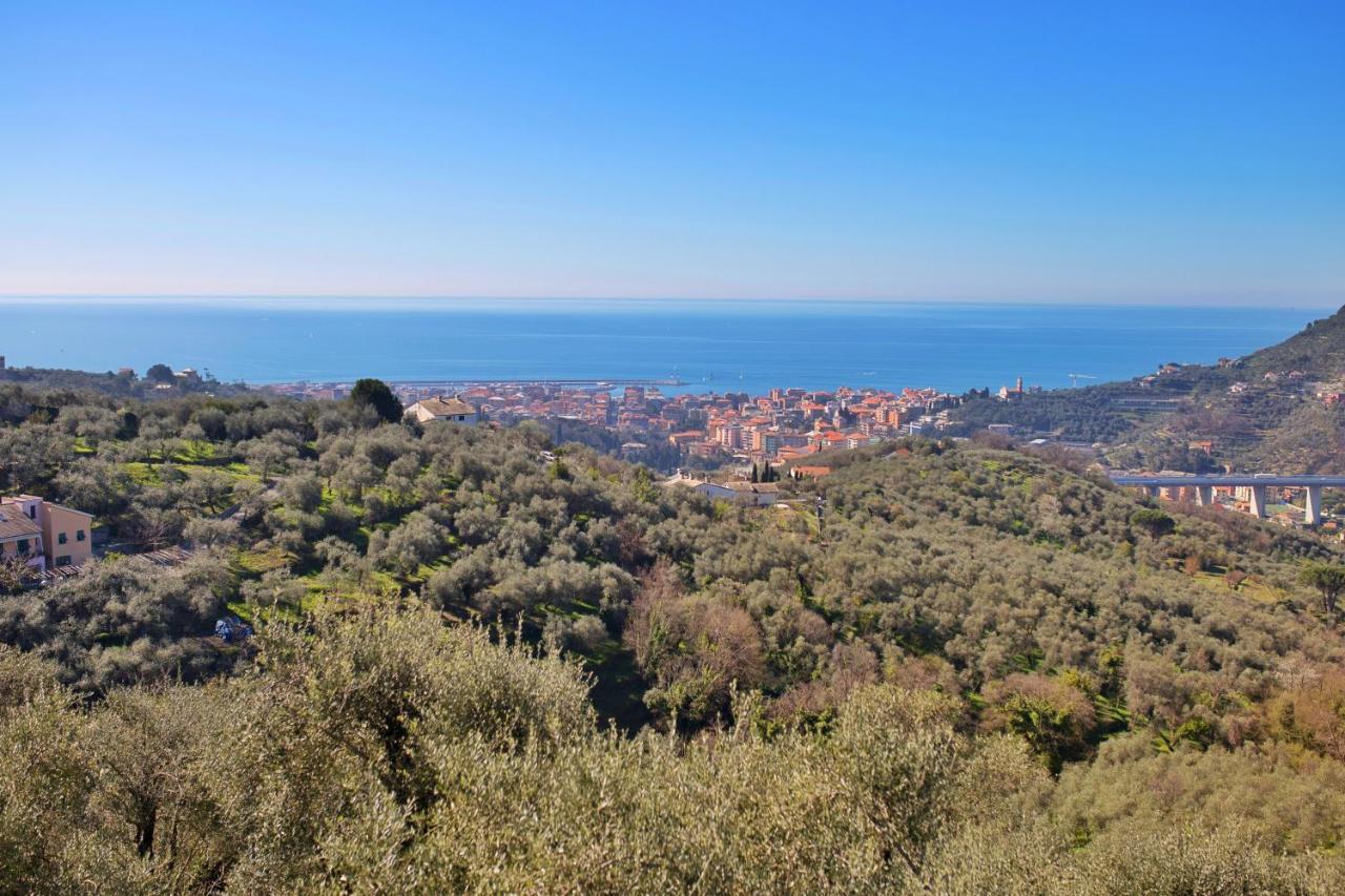 Вілла La Vivagna - Casa Vista Mare Tra Gli Ulivi Leivi Екстер'єр фото